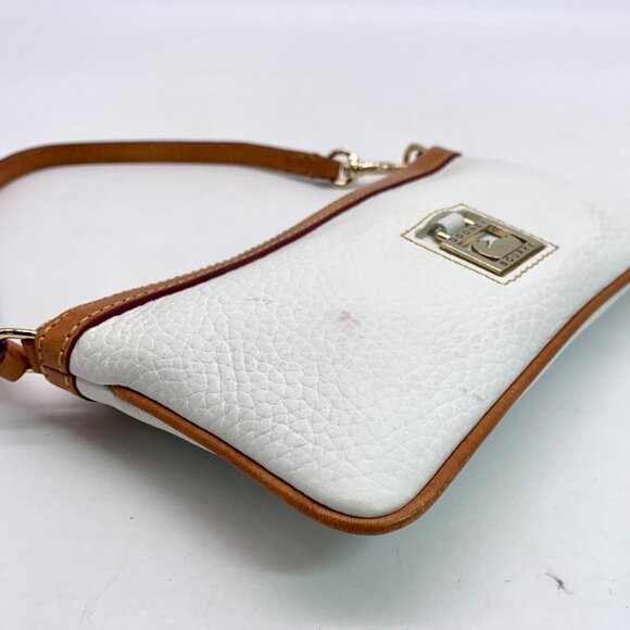 Dooney & Bourke White Pebble Grain Convertible Wristlet - Picture 7 of 11
